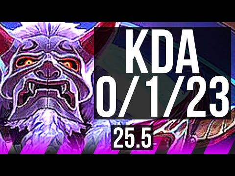 ZILEAN & Nilah vs NAMI & Draven (SUP) | 0/1/23 | EUW Master | 25.5