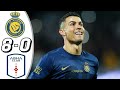 Al nassr vs Abha 8-0 Full highlights and goal 4k hd  || Ronaldo hat trick ||