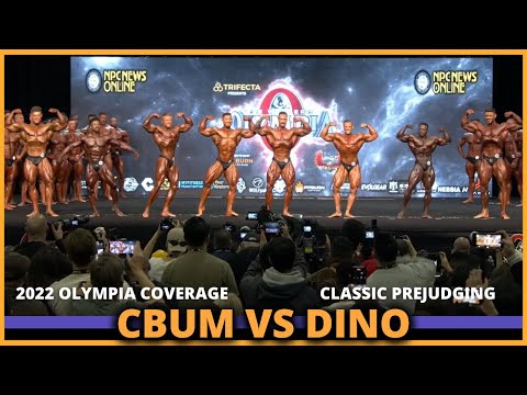 2022 Olympia Classic Physique Prejudging - Chris Bumstead Dominates First Callout Ramon Dino 2nd