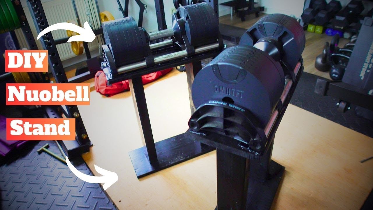 DIY Nuobell dumbbell stand