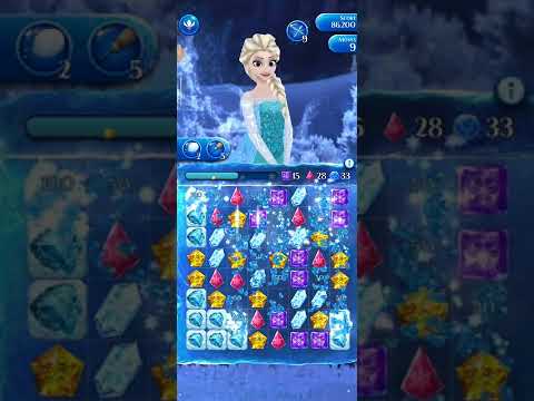 Frozen Free Fall-Level 72 3 STARS NO BOOSTERS #frozen #frozenfreefall