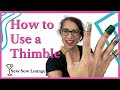 How to Use a Thimble for Hand Sewing