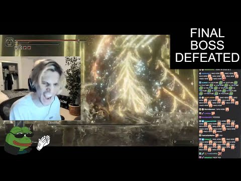 xQc defeats final Elden Ring boss || xQc plays Elden Ring