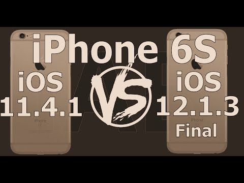 Retro iPhone 6S Speed Test : iOS 11.4.1 vs iOS 12.1.3 Final Video