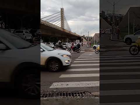 finzinho de tarde  trânsito pesado no centro de Anápolis Goiás