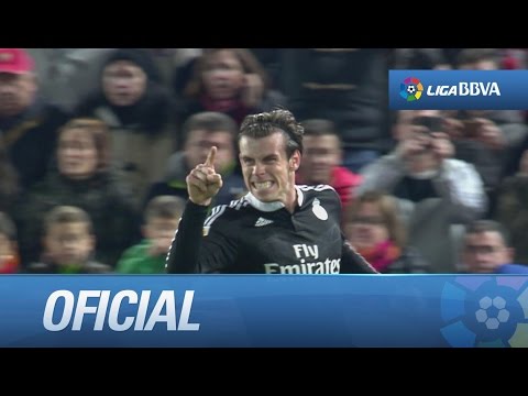 Golazo de cabeza de Bale (1-2) en el UD Almería - Real Madrid