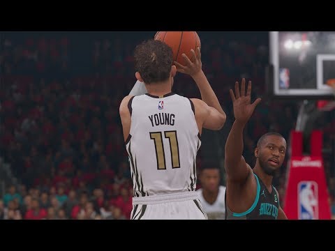 Kemba Walker vs Trae Young - Atlanta Hawks NBA Live 19 Franchise Mode | Ep 2