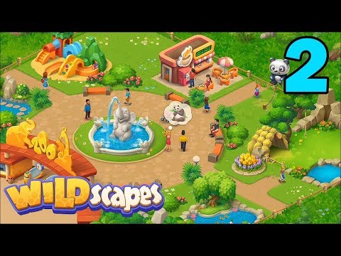 Wildscapes Walkthrough Gameplay (New Playrix Game) - Part 2