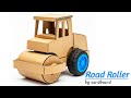 How To Make A Road Roller Using Cardboard