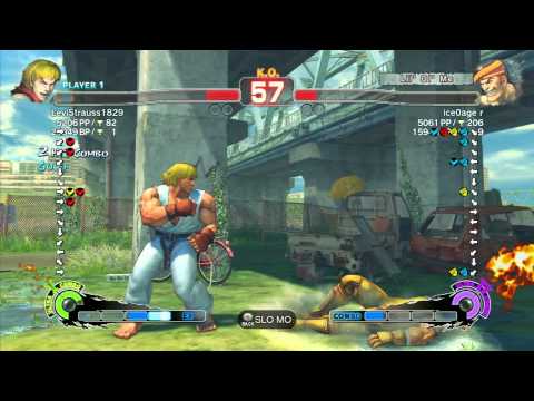 SSF4 AE 2012: LeviStrauss1829 (Ken) vs -R- (Adon) - Xbox Live Ranked Match
