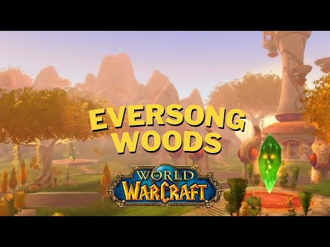 The Story of Eversong Woods |  World of Warcraft Zone Lore and Storyline | Blood Elf starting Zone |