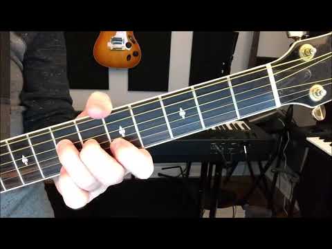 A Major Pedal Tone Demonstration on Guitar