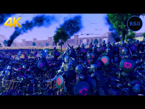 Defend the Citadel from Orc Troops - Ultimate Epic Battle Simulator UEBS Cinematic battle 4K Video