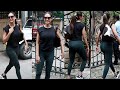 Ohh No Everything Visible Esha Gupta Showing Of Her Huge Figure In Tight GYM Outfit Snaped By Media