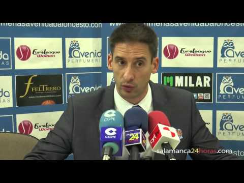 Ruedas de prensa tras el Perfumerías Avenida Uniqa Sopron 13/1/2016