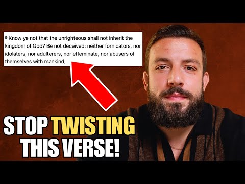 1 Corinthians 6:9 is NOT Teaching What A LOT of People Think! Allow Me To Explain..