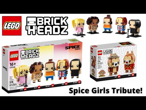 LEGO Brickheadz Spice Girls Tribute Set Revealed (+ Rescue Rangers Chip n' Dale)