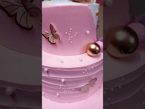butterfly necked cake #disign #awesome #1trendings #fantastic #youtubeshorts #viralvideo