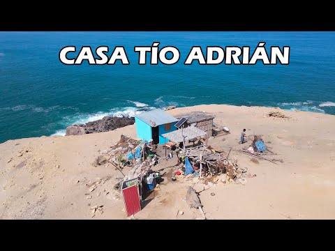 casa en desierto frente al océano pacífico - llevando ayuda a tío adrián