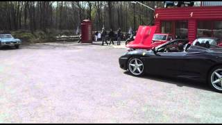 preview picture of video 'Ferrari 360 Modena Spider: Rassemblement de St Léger (49)'