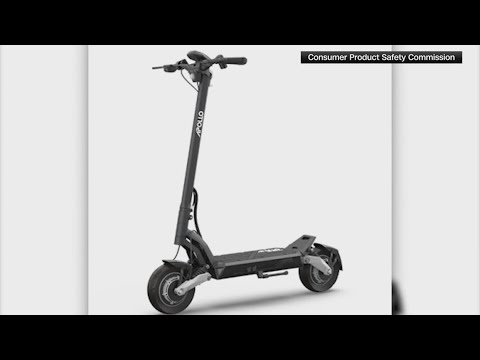 Apollo recalls electric scooters due to fall, injury hazards