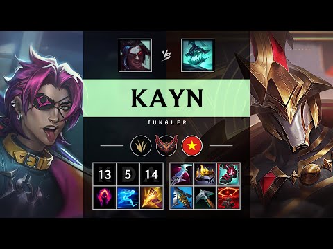Kayn Jungle vs Hecarim - VN Grandmaster Patch 25.05