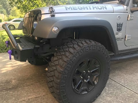 Installing clear/smoked LED side marker lights on a Jeep JK