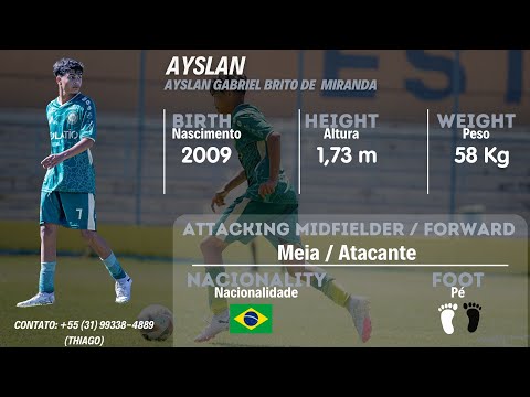 Ayslan | Meia Atacante / Atacante | 2025
