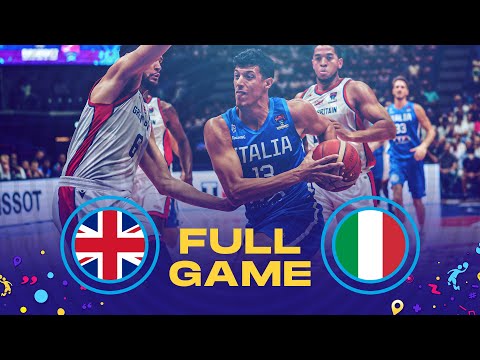Great Britain v Italy | Full Basketball Game | FIBA EuroBasket 2022