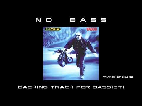 Rewind Vasco Rossi NO BASS backing track per bassisti Suona tu il Basso (Bassless)