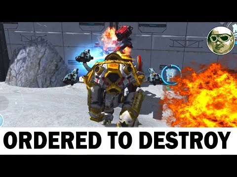 IVORY RAVANA 4 STORM KILLER IMBA ORDERED TO DESTROY WAR ROBOTS PILOT LEGEND