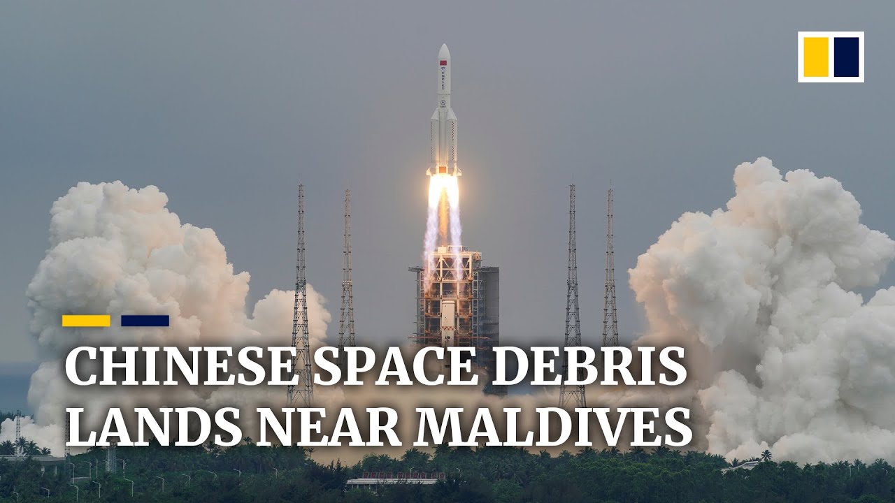 Debris from Chinas Long March rocket lands in Indian Ocean, drawing criticism from Nasa