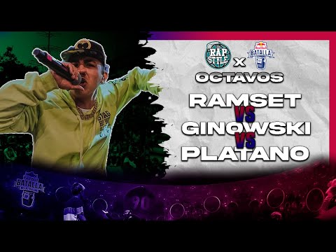 RAMSET vs GINOWSKY vs PLATANO -8vos- Clasificatoria RED BULL Rapstyle Sjl (Fecha #1)