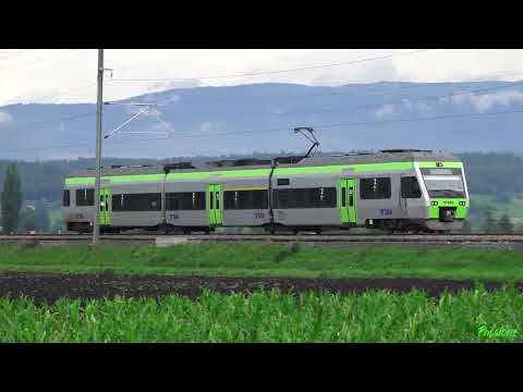 Trafic ferroviaire avec les RABe 525 du BLS | Bern - Lötschberg - Simplon