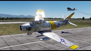 DSC World F-86F SABRE Take Off
