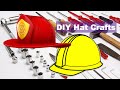 Paper Hat Construction Engineer Hat Fireman Hat Craft Halloween Costume Craft Ideas