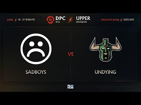 Sadboys vs Undying, Dota Pro Circuit 2021: S1 - NA, bo3, game 2 [NotInMyHouse & Lost]