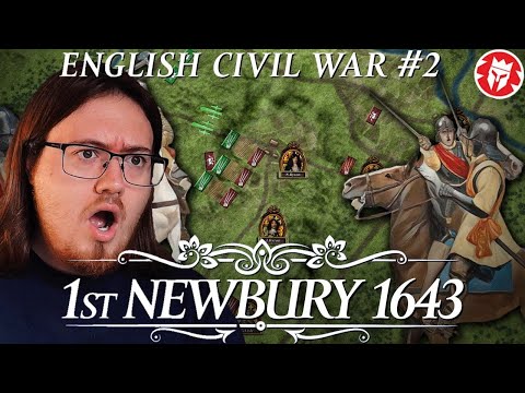 History Student Reacts to Battle of Newbury 1643 by Kings and Generals
