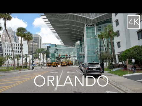 Orlando Florida Driving Tour 4K - 'The City Beautiful' Drive