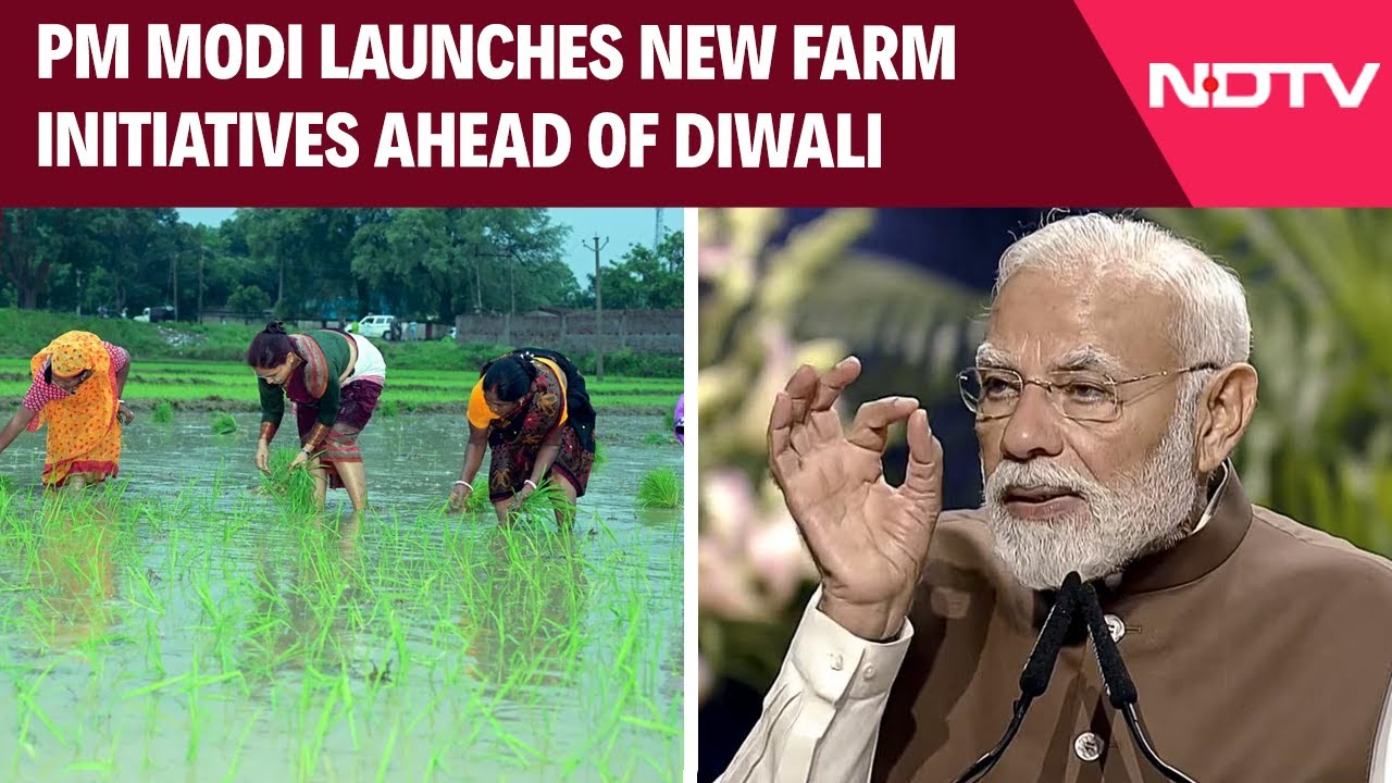PM Modi News | PM Modi Launches New Farm Initiatives Worth Rs 35,440 Crore Ahead Of Diwali
