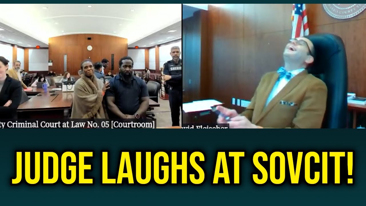 Judge LAUGHS In Sovereign Citizen's Face With "Traveler" License Plate