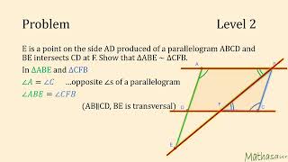 Prove that two given triangles are similar
