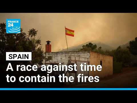 As it braces for a new heatwave, Spain races to contain wildfires