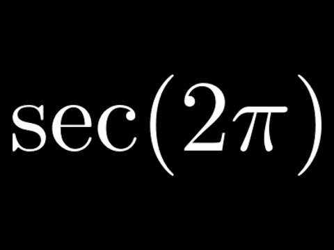 Compute Sec 2pi