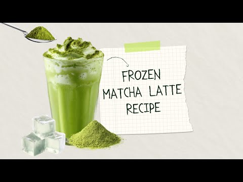 Frozen Matcha Latte Recipe - Do Matcha Ice Cubes Make a Difference?