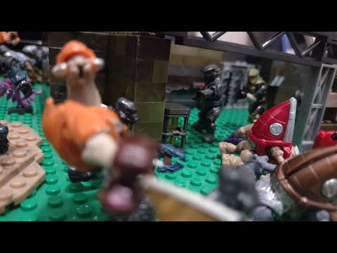 covenant attack on unsc navel gun base