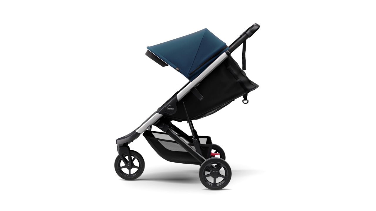 Thule Spring Azul majólica em alumínio - Característica: Assento reclinável