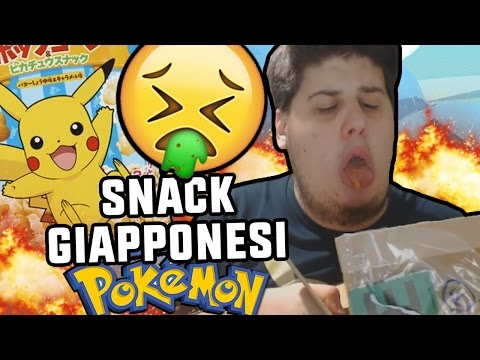 MANGIAMO GLI SNACK GIAPPONESI DEI POKEMON - Speciale 70.000 ISCRITTI