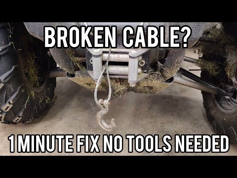 How to Fix a Broken Winch Cable