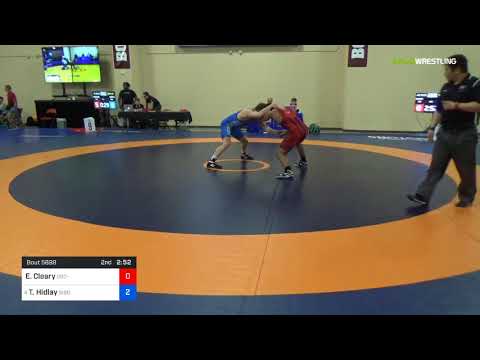 2018 Marine Corps US Open/UWW Junior Freestyle 79 Con 8 #2 - Elijah Cleary (OSC-) Vs. Trent Hidlay
